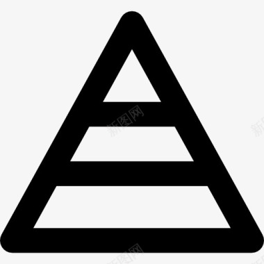 结构金字塔结构图标图标