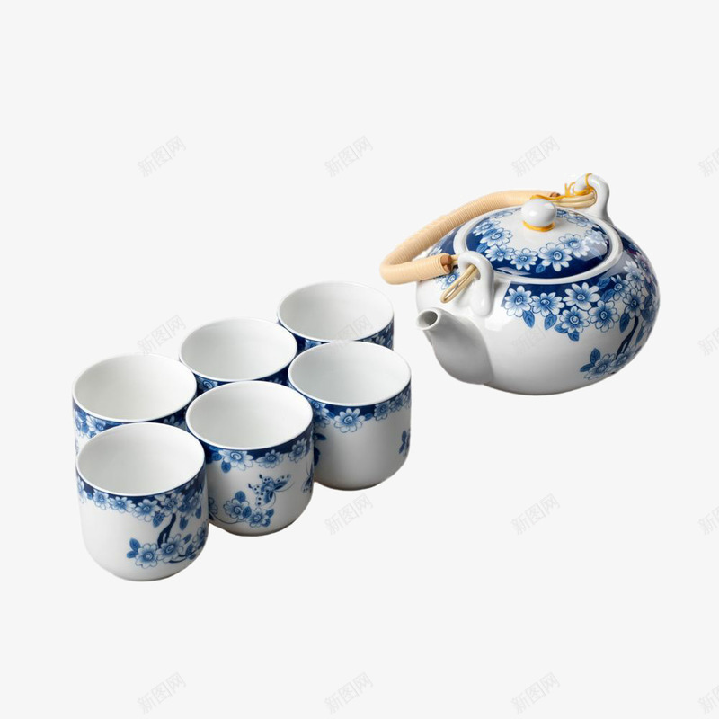 瓷器茶具png免抠素材_88icon https://88icon.com 杯子 瓷器 茶具 茶壶 茶座