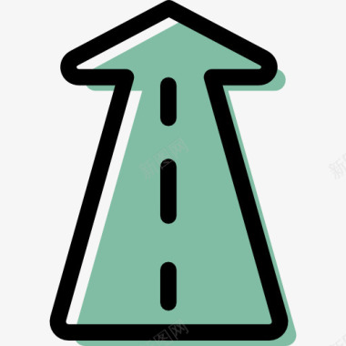 道路公路图标图标