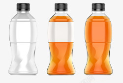 瓶装橙汁素材