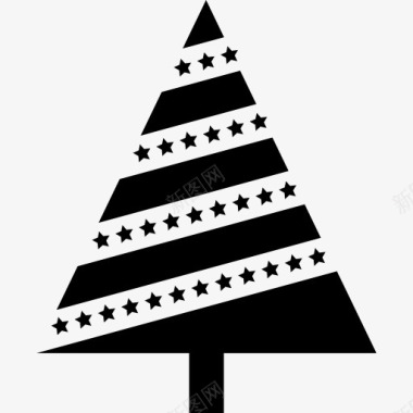圣诞树圣诞树的星星图标图标
