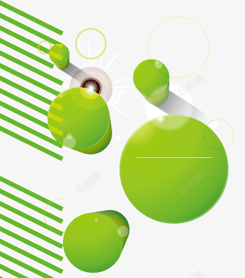 3D绿色圆柱背景矢量图ai免抠素材_88icon https://88icon.com 3D 圆柱 投影 矢量素材 线条 绿色 背景装饰 矢量图
