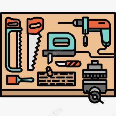 职业打电话Carpenter图标图标