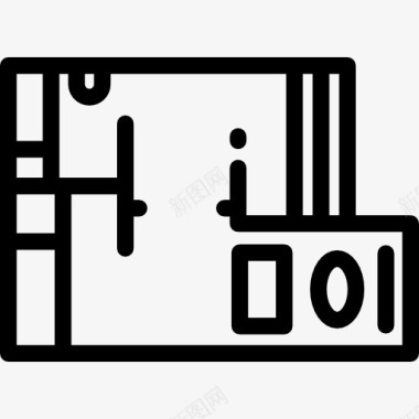 矢量建筑免费下载蓝图图标图标