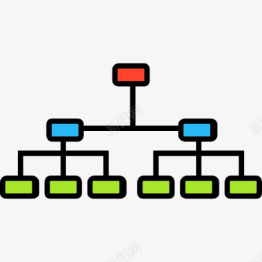 等级说明层次结构图标图标