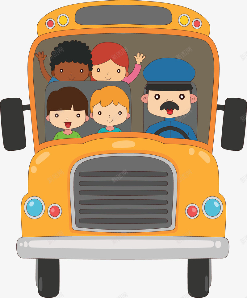 一起上学坐校车的孩子矢量图ai免抠素材_88icon https://88icon.com 可爱孩子 坐校车 开校车 排队上校车 校车 校车上学 矢量png 矢量图