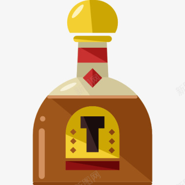 酒书法Brandy图标图标