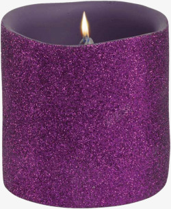 紫色蜡烛素材