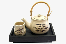 水壶与茶杯素材