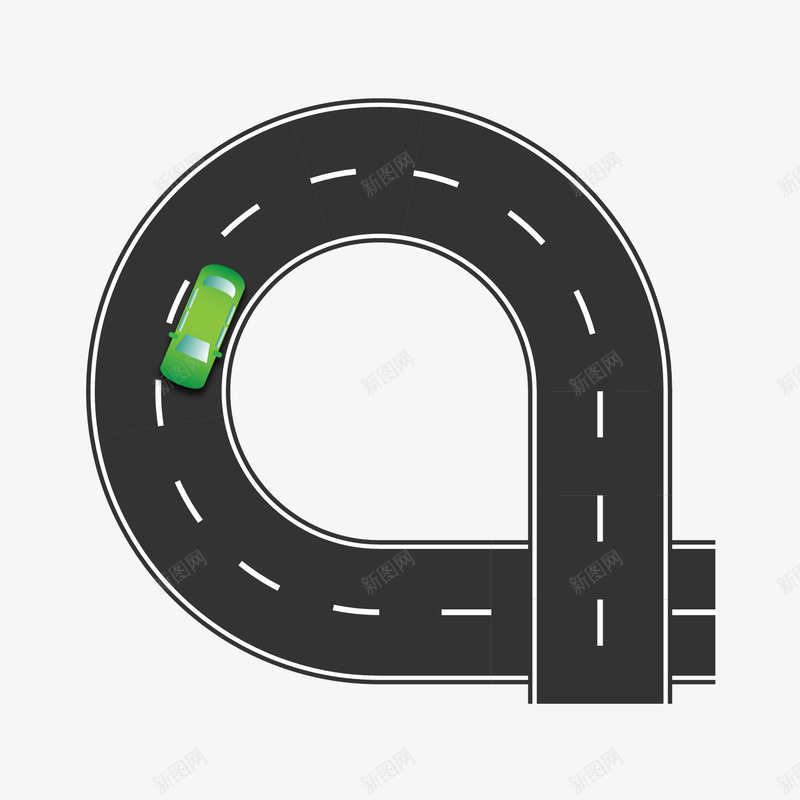 道路矢量图ai免抠素材_88icon https://88icon.com 汽车 环城公路 车辆 道路 马路 矢量图