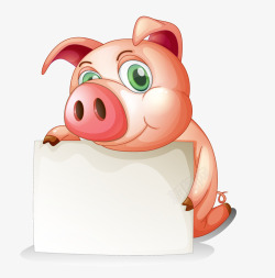 2019猪年动物猪可爱卡通形象素材