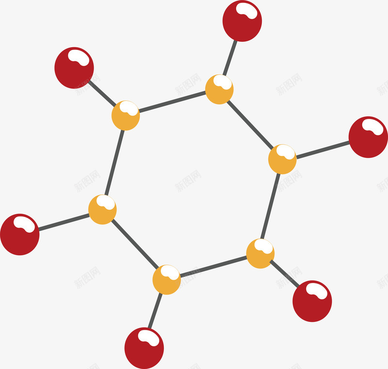 六边形分子结构png免抠素材_88icon https://88icon.com 六边形 分子 分子结构 化学分子 矢量png 结构体