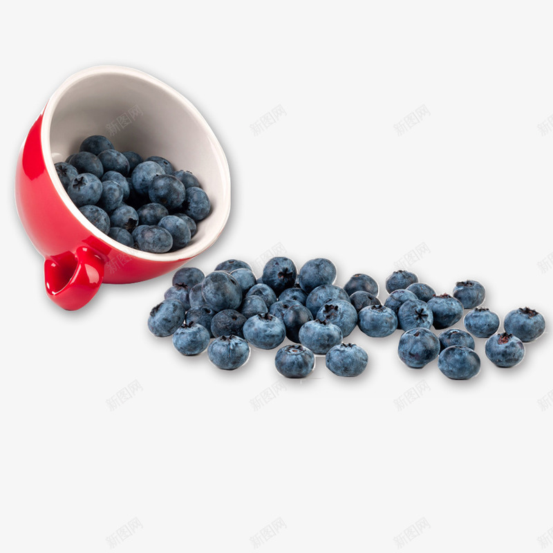产品实物图蓝莓水果psd免抠素材_88icon https://88icon.com png 实物 杯子 水果 蓝莓