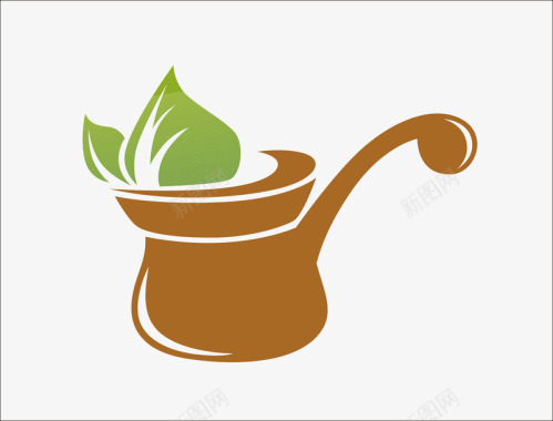 现代创意茶壶图标图标