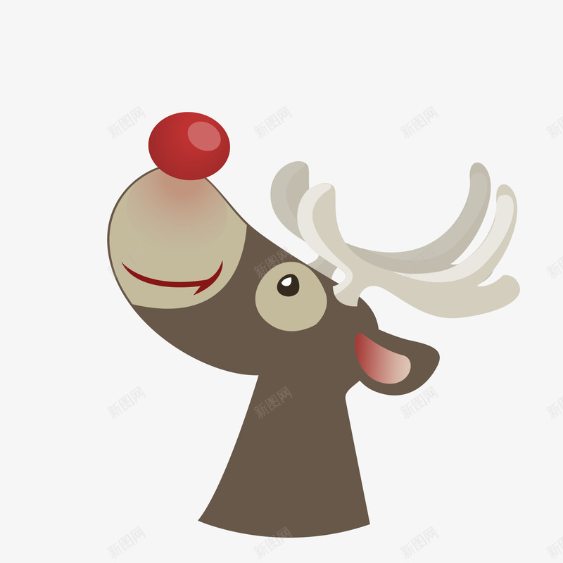 圣诞卡通麋鹿头png免抠素材_88icon https://88icon.com 卡通麋鹿头矢量图 圣诞卡通麋鹿头 圣诞麋鹿头免费png下载 手绘麋鹿头