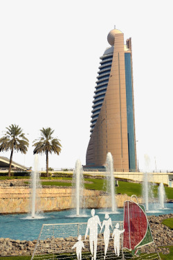 迪拜标志建筑素材
