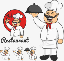 高级厨师酒店饭店厨师形象高清图片