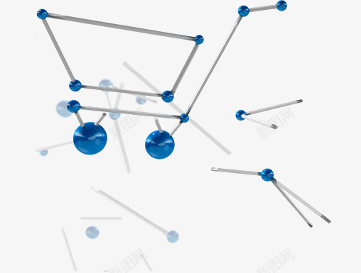 购物车工业png免抠素材_88icon https://88icon.com 半透明底纹 工业 结构 蓝色 购物车