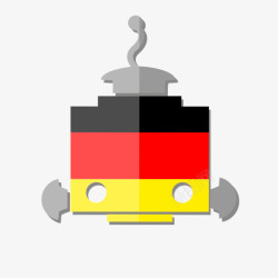 BOT判定元件德国国旗德国机器素材