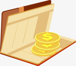 收藏爱好金币素材