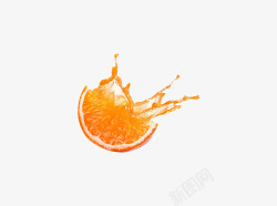 唯美精美水果橙子橙汁素材
