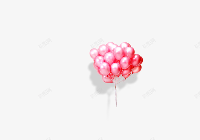 粉红色气球psd免抠素材_88icon https://88icon.com 粉红色气球可爱节日欢乐