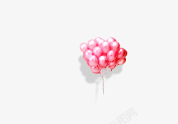 粉红色气球素材