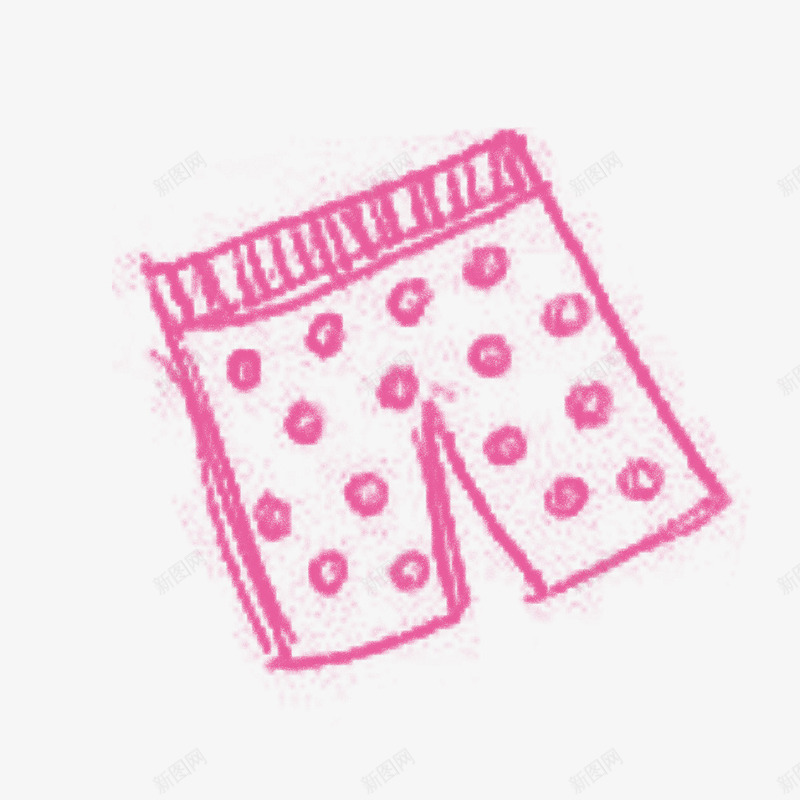 短裤粉笔绘画psd免抠素材_88icon https://88icon.com 免抠 图案 效果 粉笔 粉笔纹理 线条 绘画 装饰