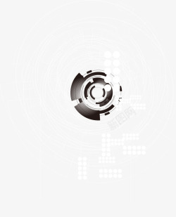 黑色科技线圈素材