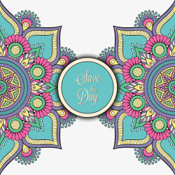 古典花纹花纹插画背景素材