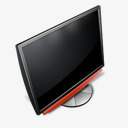 红雨伞电脑类平板监控电视临红图标图标