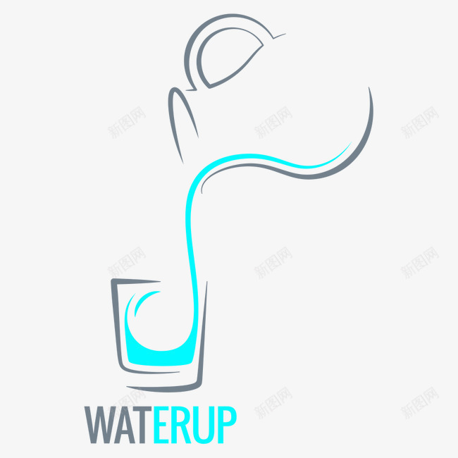 倒酒png免抠素材_88icon https://88icon.com WATERUP 倒酒 壶 杯子 茶壶