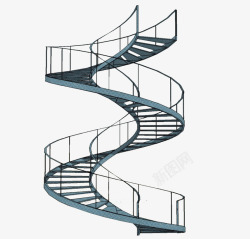 螺旋楼梯螺旋钢结构楼梯高清图片