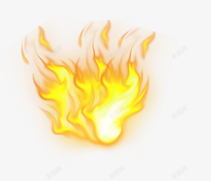 烈火火苗png免抠素材_88icon https://88icon.com 火 火云 火苗 烈火 金色