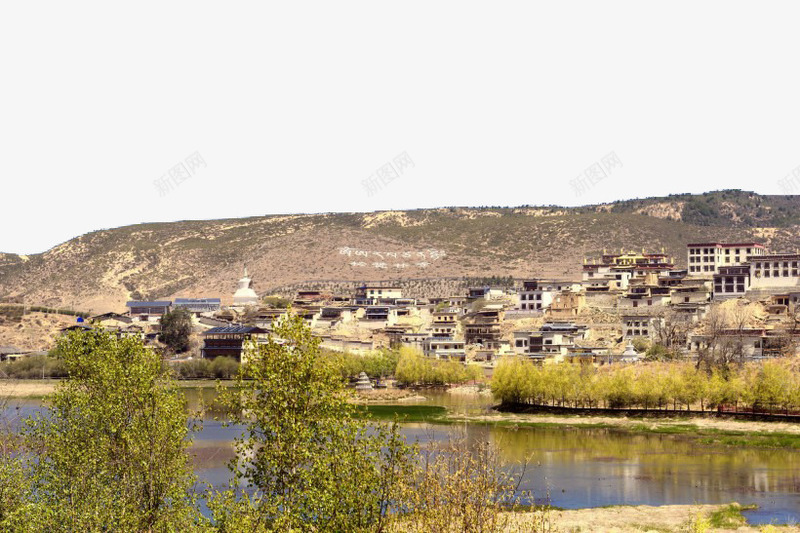 云南松赞林寺风景png免抠素材_88icon https://88icon.com 云南 旅游 景点 著名 风景