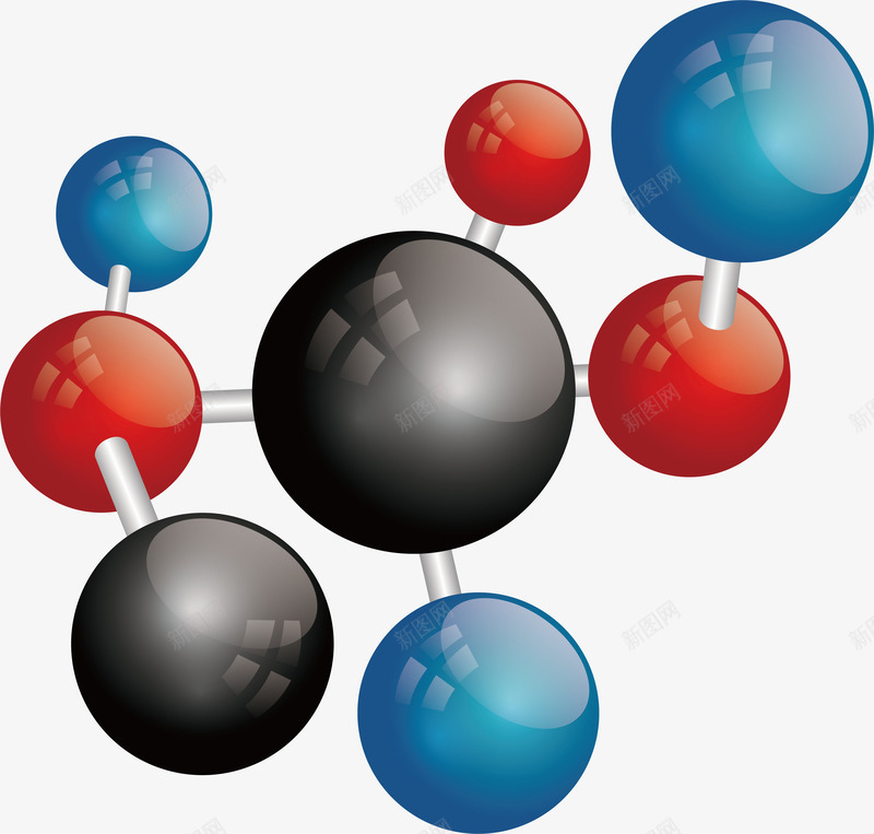 有机化学分子矢量图ai免抠素材_88icon https://88icon.com 分子 分子结构 化学分子 有机分子 有机化学 矢量png 矢量图