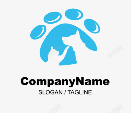 羽毛logo猫蹄logo图标图标