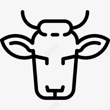 奶牛哺乳牛图标图标