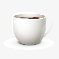 陶瓷杯子咖啡矢量图素材