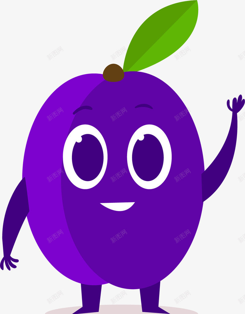 卡通蓝莓水果矢量图ai免抠素材_88icon https://88icon.com 卡通 水果 绿色 绿色叶子 蓝莓 食物 矢量图