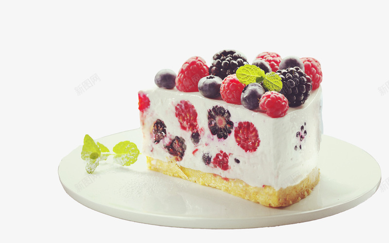 桑葚蓝莓花式蛋糕png免抠素材_88icon https://88icon.com 桑葚 花式 蓝莓 蛋糕