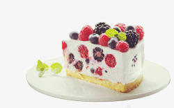 桑葚蓝莓花式蛋糕素材