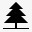冬天的松树松树小图标图标