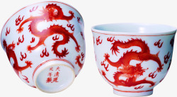 中国风杯子瓷器素材