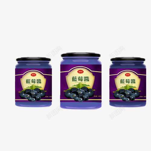 蓝莓酱果酱包装png免抠素材_88icon https://88icon.com 包装 果酱 果酱包装 水果 蓝莓酱 酱类 食品