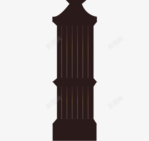 卡通路灯矢量图eps免抠素材_88icon https://88icon.com 卡通路灯 棕色 欧式路灯 灯 照明 路灯 马路 矢量图