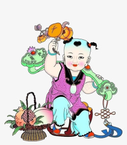 玉如意年画素材