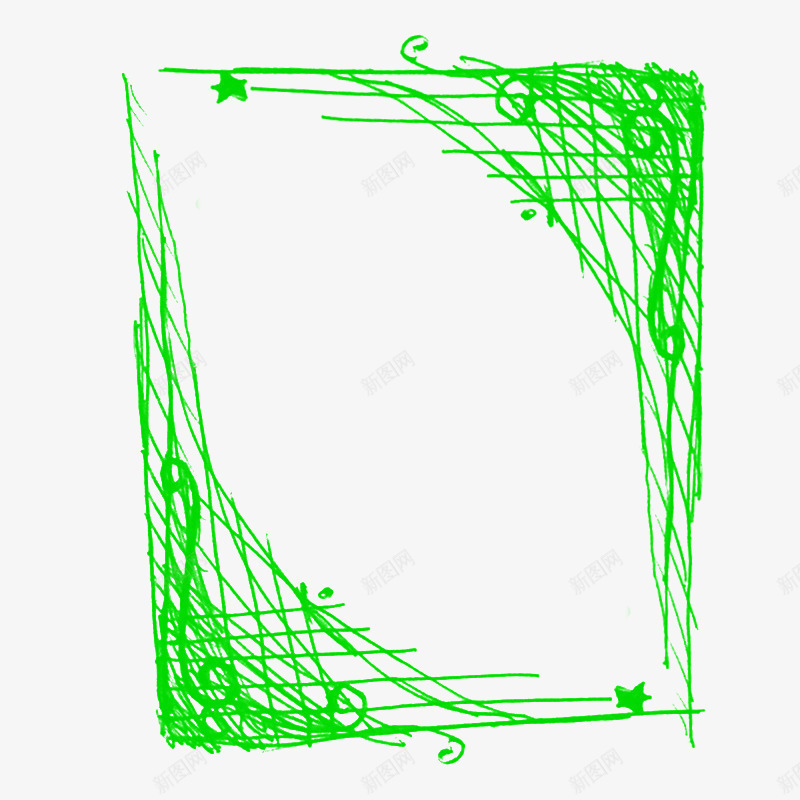 绿色框架粉笔图案png免抠素材_88icon https://88icon.com 免抠 图案 效果 框架 粉笔 粉笔框 线条 绿色 装饰