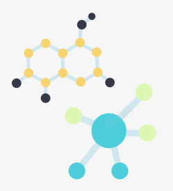 化学结构矢量图素材