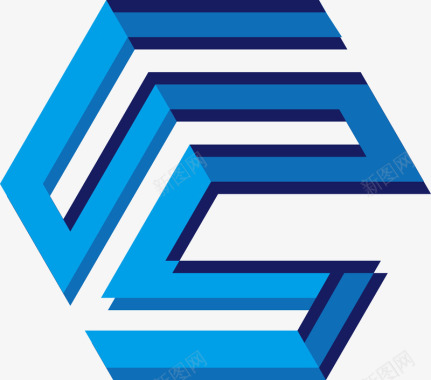 六边形六边形商务logo矢量图图标图标
